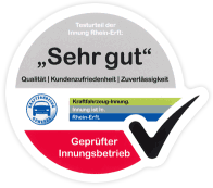 Plakette Geprüfter Innungsbetrieb